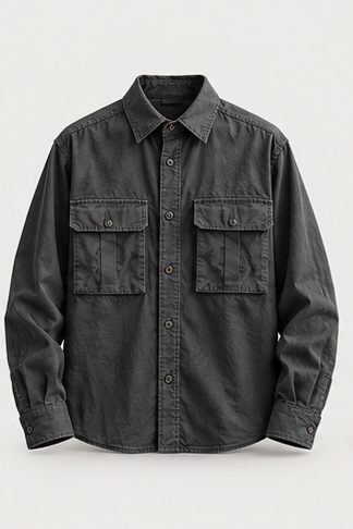 Crimson Utility Shirt — AI demo product