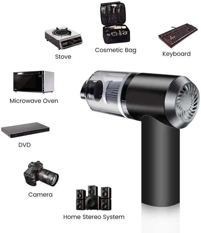 Portable Mini Vacuum Cleaner for Car, Keyboard & Home Cleaning