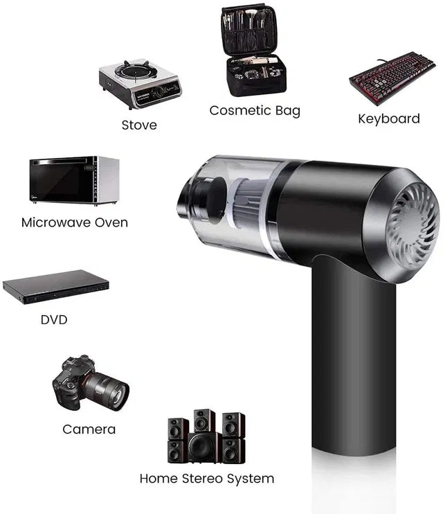 Portable Mini Vacuum Cleaner for Car, Keyboard & Home Cleaning