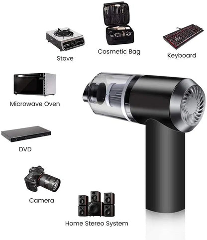 Portable Mini Vacuum Cleaner for Car, Keyboard & Home Cleaning