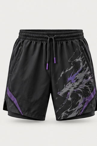 Crimson Training Shorts — AI demo product