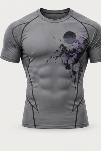 Grey Compression Tee — AI demo product