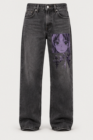 Manga Patch Jeans — AI demo product