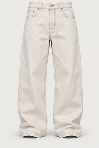Chalk Relaxed Jeans — AI demo product