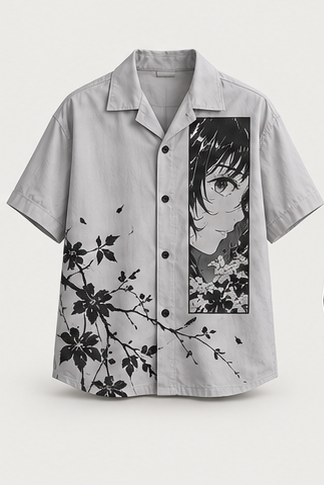 Ink Study Camp Shirt — AI demo product